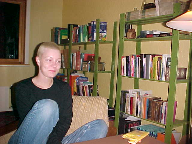 As you can see, the blond short haired Lena just loves to read. And to travel, but that you can not really see.