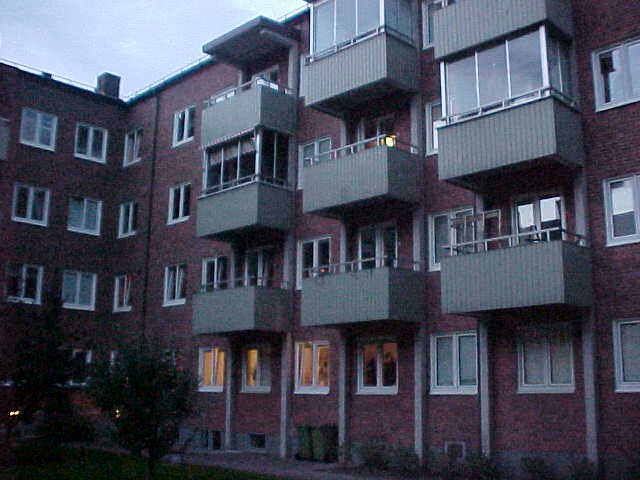 The apartment complex my hosts live in.