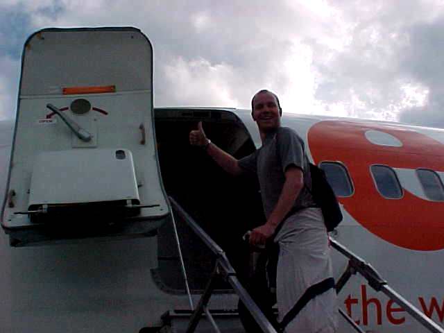 And again going into a plane. Its becoming an usual thing for me!