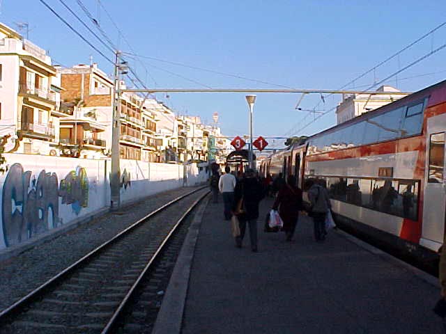 Thanks to my InterRail pass, sponsored by the Spanish train company Renfe, I found my way from Barcelona station Sants to Sitges, a small village 30km south of Barcelona.