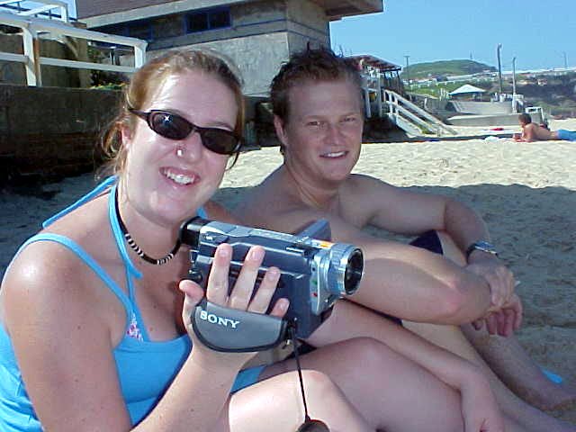 Heyley has been filming my whole day with them. They probably send my surfing lessons to Australias funniest homevideos....