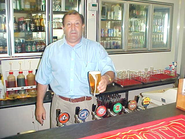Brian Gee: - Here you have a scooner of XXXX (4X) Beer.