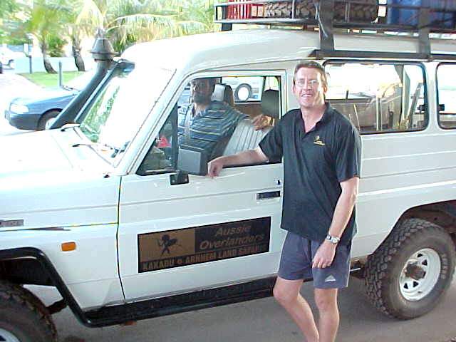 In the end of the afternoon I arrived in Darwin. And there were Ed Turner and driver Vanni from Aussie Overlanders, who picked me up from town centre.