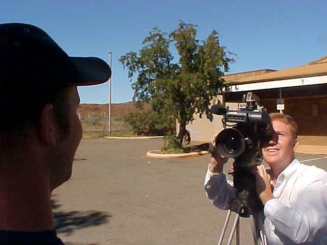 I was interviewed about my stay in Karratha...
