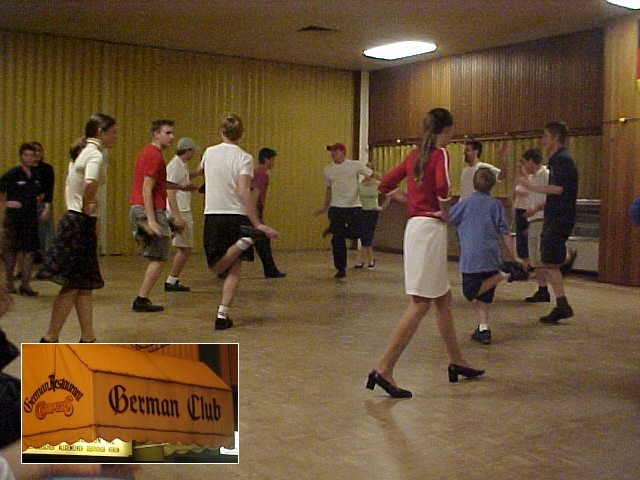 My eyes for folk dancing were opened at the German Club in Adelaide center. I thought it was only for old people...
