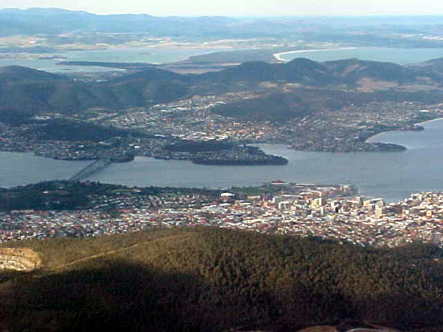 Hobart from the top.