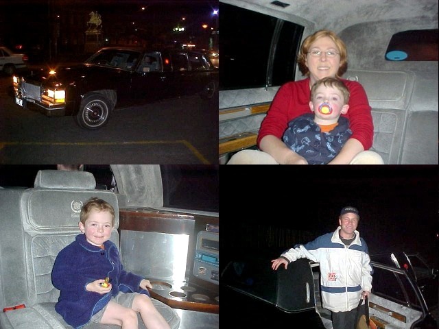 My next hosts were Karl & Vivian Hemphill (and their two kids). And yes, I WAS PICKED UP IN A LIMOUSINE!