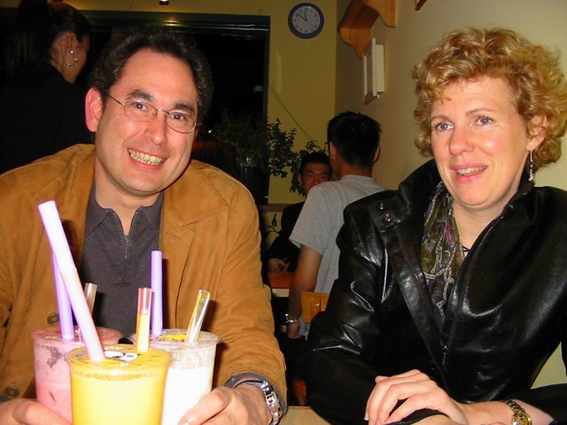 Erich and Caroline had joined us for bubble tea.