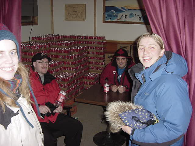 I found it rather amusing toe see three people in the back of a youth centre in the middle of Canadian nowhere called Kugluktuk worry about the high consumption of coke by the local kids. Coca Cola coke, I mean...