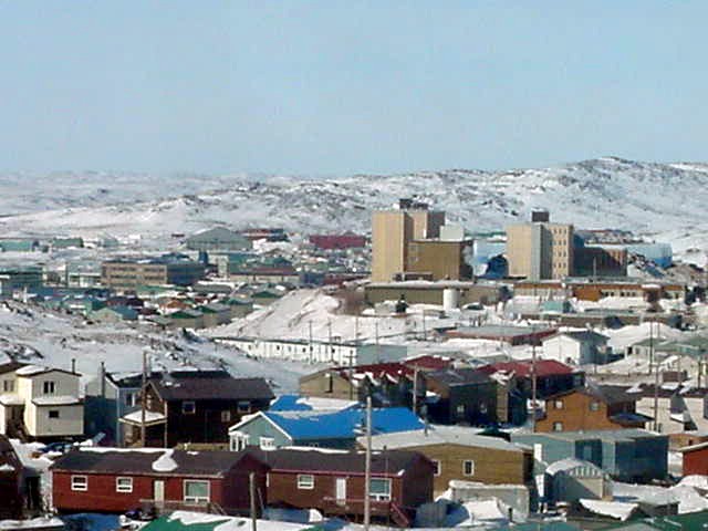 The old centre of town is in that valley at the left back.