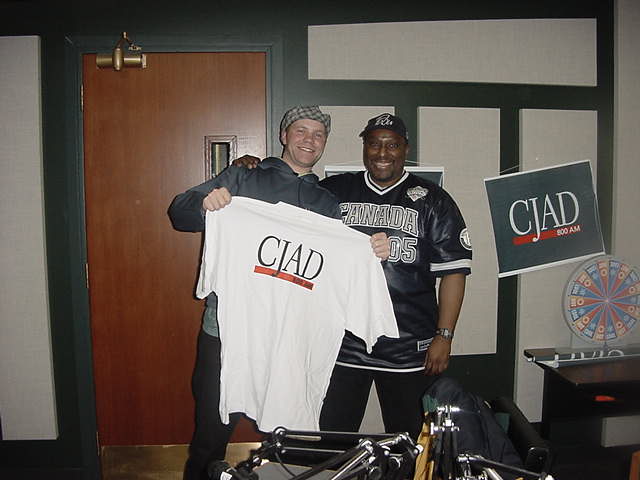 Peter Anthony even donated me a CJAD t-shirt!