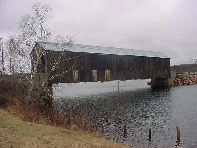 Through a quick tour, Dana showed me the covered bridges New Brunswick is also known for.
