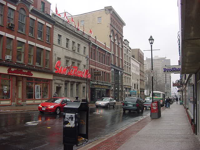 Downtown Halifax, Barrington street.