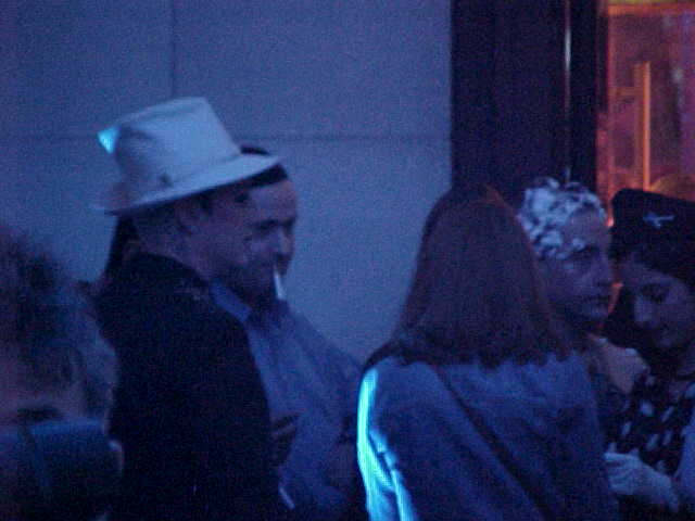 Pssst: Mr. Boy George at the left with the hat on...