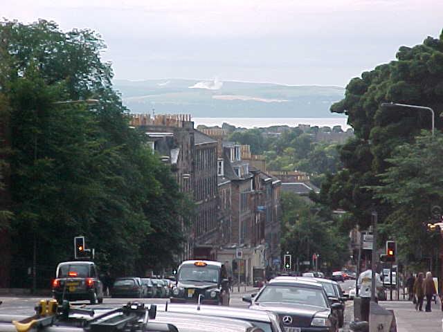 Edinburgh is built on a few hills. My host lives beneath one of them...